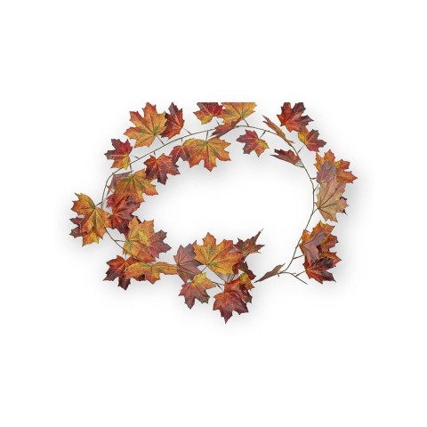 GHIRLANDA FOGLIE ACERO 180CM AUTUNNALE